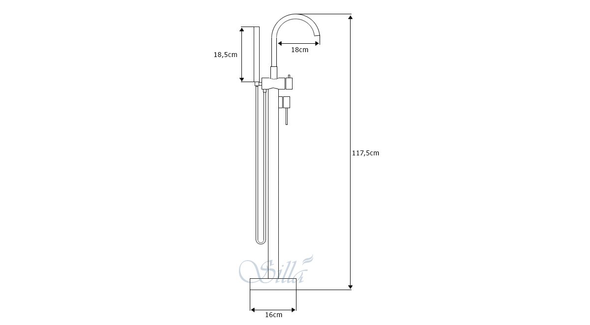 Volně stojící baterie 1069C