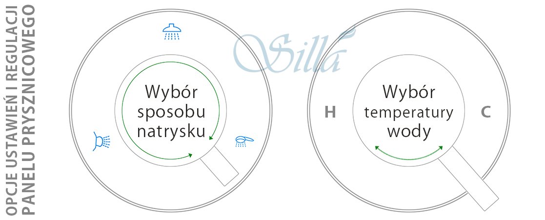 Sprchový panel 9832 černý