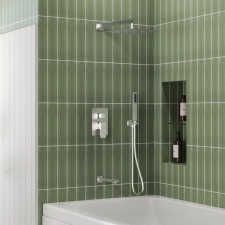 PODOMÍTKOVÁ SPRCHOVÁ SADA S VÝTOKEM S-1193 CHROM