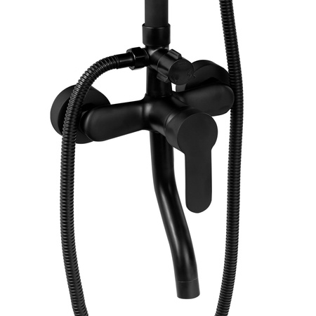 SPRCHOVÁ SOUPRAVA NÁSTĚNNÁ VALERIA S-1200B ČERNÁ