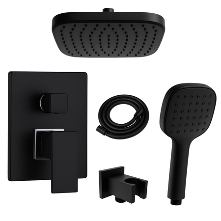 PODOMÍTKOVÁ SPRCHOVÁ SOUPRAVA BASILIO S-1103 V4 ČERNÁ