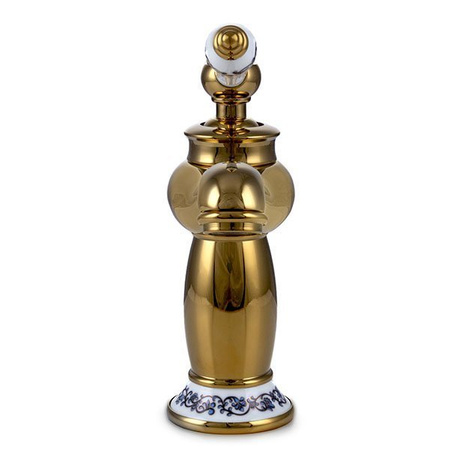 UMYVADLOVÁ BATERIE PALOMA STOJÍCÍ NÍZKÁ ZLATÁ S-1107 RETRO