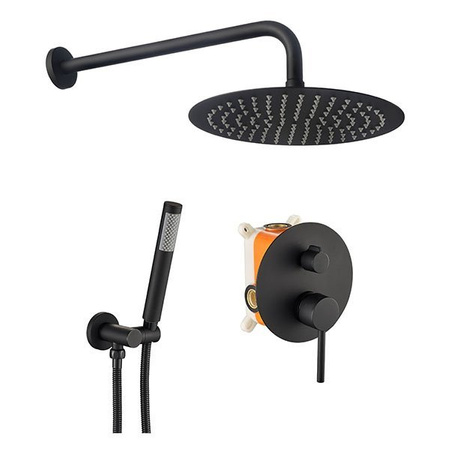 PODOMÍTKOVÁ SPRCHOVÁ SOUPRAVA CARLO S-1098B ČERNÁ