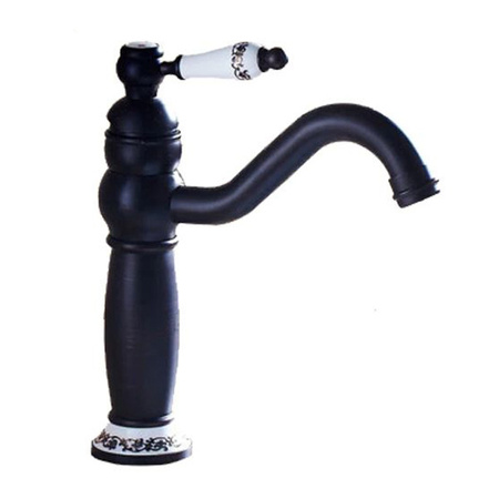 UMYVADLOVÁ BATERIE PALOMA STOJÍCÍ RETRO S-1109 ČERNÁ