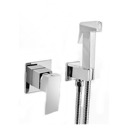 BIDETOVÁ BATERIE PODOMÍTKOVÁ CUBO - HYGIENICKÁ SADA S-1117 CHROM