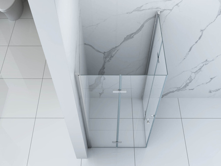 SPRCHOVÝ KOUT BAXLER ČTVERCOVÝ TRANSPARENTNÍ - 90X90X190 CHROM