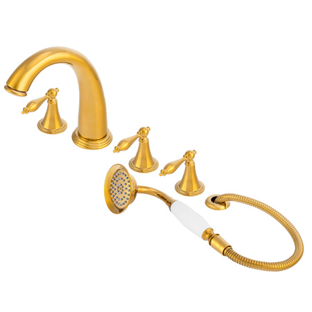 VANOVÁ BATERIE 5-OTVOROVÁ RETRO S-1214G ZLATÁ