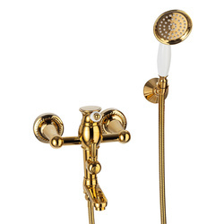 VERONA NÁSTĚNNÁ VANA BATERIE RETRO S-1185G ZLATÁ