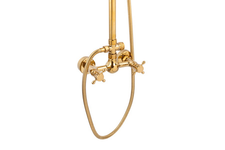 RETRO SPRCHOVÝ SET CAMILLA NÁSTĚNNÝ S-1158 ZLATÝ