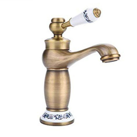 UMYVADLOVÁ BATERIE PALOMA STOJÍCÍ NÍZKÁ RETRO S-1107 STARÉ ZLATO