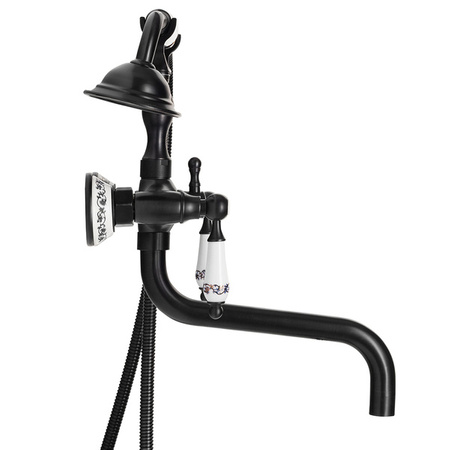 NÁSTĚNNÁ VANOVÁ BATERIE PALOMA RETRO S-1184B ČERNÁ