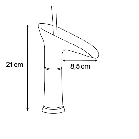 UMYVADLOVÁ BATERIE ELIANA STOJACÍ NÍZKÁ RETRO S-1151 ČERNÁ