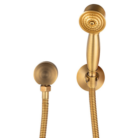 RETRO PODOMÍTKOVÁ SPRCHOVÁ SADA S-1174V STARÉ ZLATO