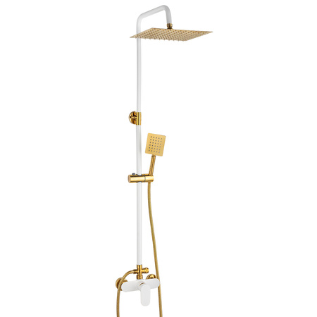 SPRCHOVÁ SOUPRAVA MARTINA NÁSTĚNNÁ S-1190WG BÍLÁ/ZLATÁ