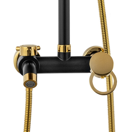 SPRCHOVÁ SOUPRAVA SENTINI NÁSTĚNNÁ S-1191BG ČERNÁ/ZLATÁ