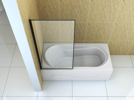 VANOVÁ ZÁSTĚNA MADISON 1-KŘÍDLOVÁ 70X140 FIX ČERNÁ