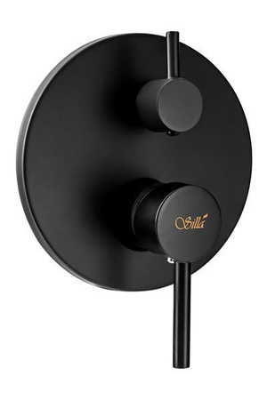 PODOMÍTKOVÁ SPRCHOVÁ SOUPRAVA CARLO S-1098B ČERNÁ