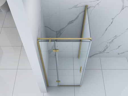 SPRCHOVÝ KOUT WILSON ČTVERCOVÝ TRANSPARENTNÍ - 80X80X190 CHROM