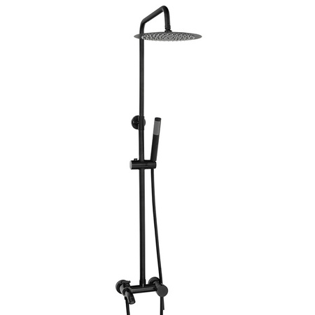 RETRO SPRCHOVÁ SADA SENTIINI NÁSTĚNNÁ S-1188B ČERNÁ