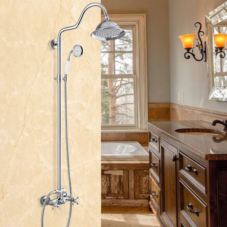 RETRO SPRCHOVÁ SOUPRAVA CAMILLA NÁSTĚNNÁ S-1158 CHROM