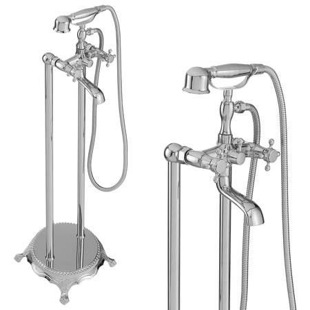 VANOVÁ BATERIE CAMILLA VOLNĚ STOJÍCÍ RETRO S-1071 CHROM