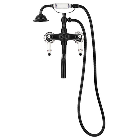 NÁSTĚNNÁ VANOVÁ BATERIE PALOMA RETRO S-1184B ČERNÁ