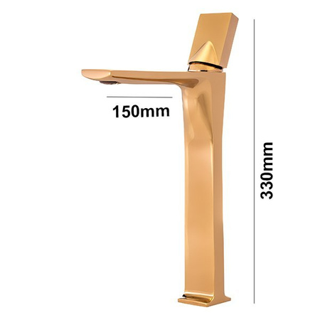 UMYVADLOVÁ BATERIE STONE VYSOKÁ ZLATÁ SEM-1139G