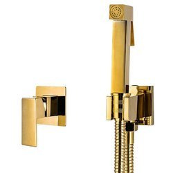 BIDETOVÁ BATERIE PODOMÍTKOVÁ CUBO - HYGIENICKÁ SADA S-1117G ZLATÁ