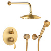 RETRO PODOMÍTKOVÁ SPRCHOVÁ SADA S-1174V STARÉ ZLATO
