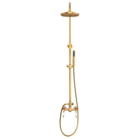SPRCHOVÁ SOUPRAVA NÁSTĚNNÁ RETRO PALOMA S-1198V STARÉ ZLATO
