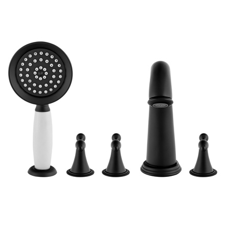 VANOVÁ BATÉRIA 5-OTVOROVÁ RETRO S-1214B ČIERNA