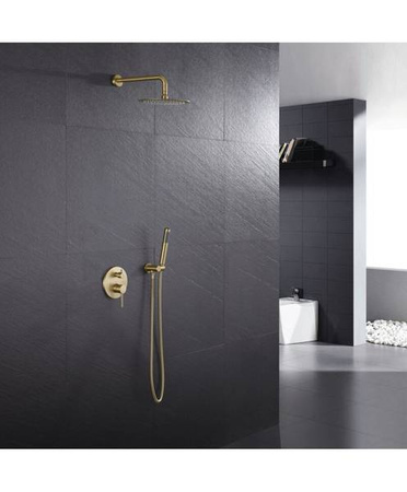 PODOMÍTKOVÁ SPRCHOVÁ SADA CARLO S-1098 ZLATÁ