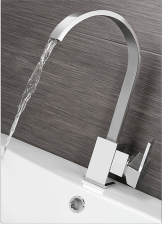 UMYVADLOVÁ BATERIE PURO VYSOKÁ OTOČNÁ S-1004 CHROM