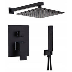 PODOMÍTKOVÁ SPRCHOVÁ SADA BASILIO S-1103 ČERNÁ