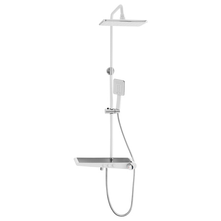 SPRCHOVÁ SOUPRAVA NÁSTĚNNÁ LIVIA S-1205CW CHROM/BÍLÁ