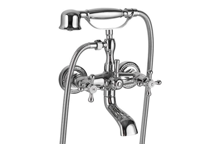 NÁSTĚNNÁ VANOVÁ BATERIE CAMILLA RETRO S-1167 CHROM