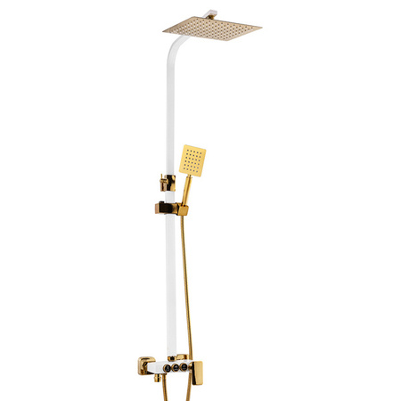 SPRCHOVÝ SET BIANCA NÁSTĚNNÝ S-1160WG BÍLÝ/ZLATÝ