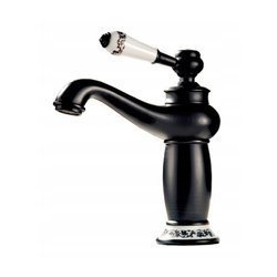 UMYVADLOVÁ BATERIE PALOMA STOJÍCÍ NÍZKÁ RETRO S-1107B ČERNÁ