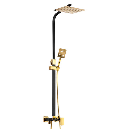 SPRCHOVÁ SOUPRAVA BIANCA NÁSTĚNNÁ S-1160BG ČERNÁ/ZLATÁ