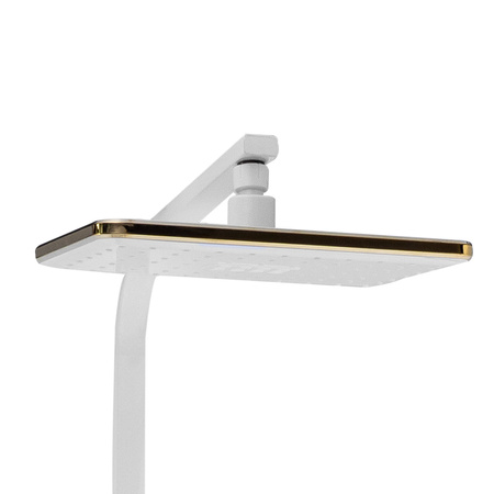 SPRCHOVÁ SOUPRAVA NÁSTĚNNÁ CUBO S-1067WG BÍLÁ/ZLATÁ