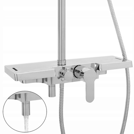 SPRCHOVÁ SOUPRAVA NÁSTĚNNÁ Y-3001 CHROM