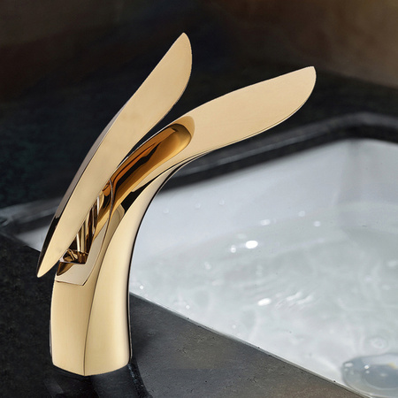 UMYVADLOVÁ BATERIE NEILA STOJACÍ NÍZKÁ S-1073G ZLATÁ