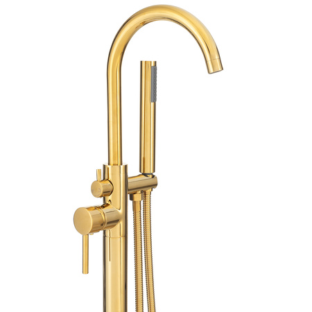 VOLNĚ STOJÍCÍ VANA BATERIE ROSA S-1069G ZLATÁ