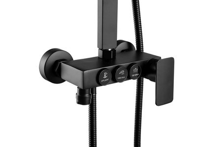 SPRCHOVÁ SOUPRAVA BIANCA NÁSTĚNNÁ S-1160B ČERNÁ