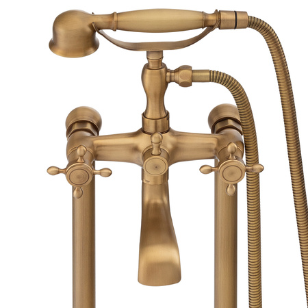 VANOVÁ BATERIE CAMILLA VOLNĚ STOJÍCÍ RETRO S-1071V STARÉ ZLATO