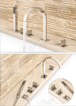 VANOVÁ BATERIE PURO 5-OTVOROVÁ S-1061 CHROM