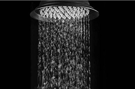 RETRO SPRCHOVÁ SADA CAMILLA NÁSTĚNNÁ S-1158B ČERNÁ