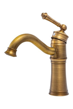 UMYVADLOVÁ BATERIE ADELITA STOJÁCÍ NÍZKÁ STARÉ ZLATO SEM-1089 RETRO