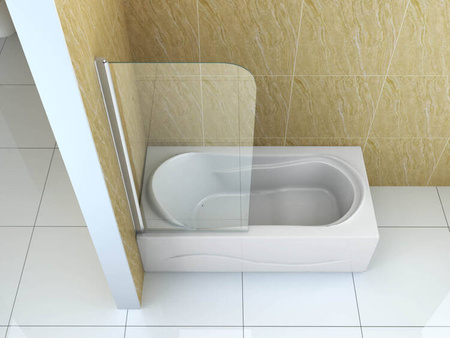 VANOVÁ ZÁSTĚNA MARION 1-KŘÍDLOVÁ 70X140 POHYBLIVÁ CHROMOVÁ