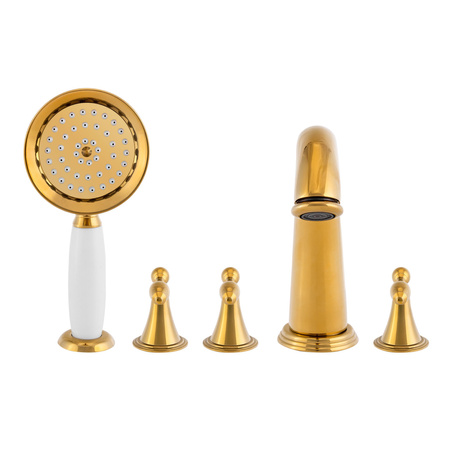 VANOVÁ BATERIE 5-OTVOROVÁ RETRO S-1214G ZLATÁ